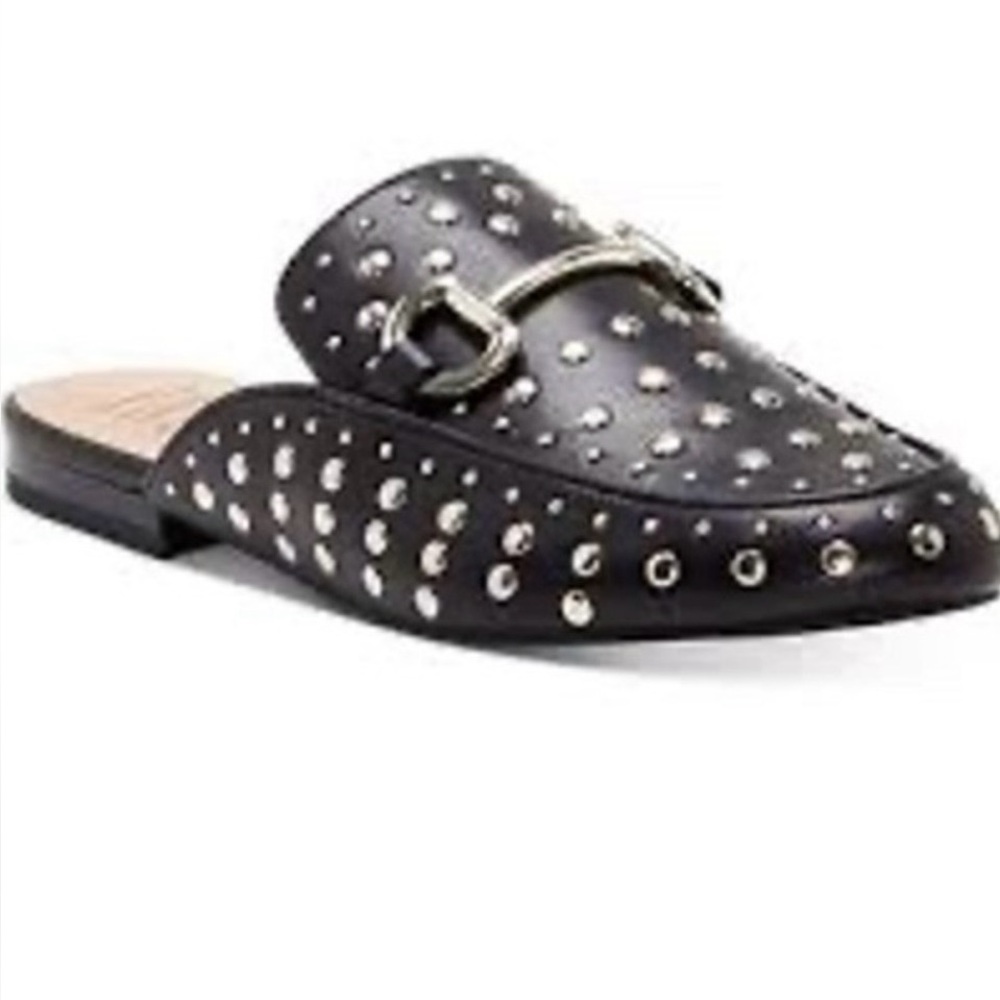 INC International Concepts Black Studded Slip-On Mule - Size 7 - New in box